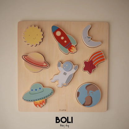 Wooden Space Puzzle