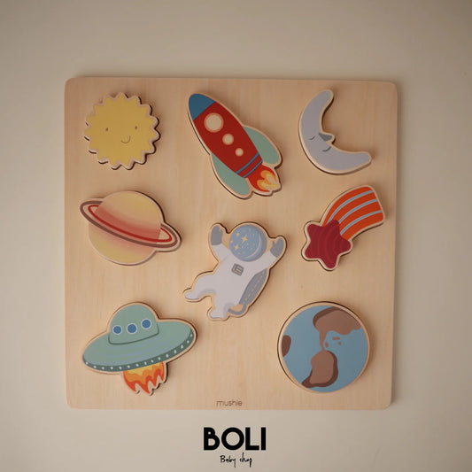 Wooden Space Puzzle