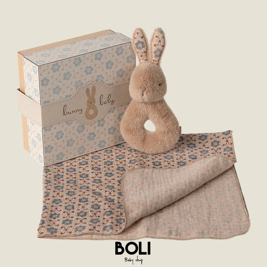 Rabbit Rattle Set