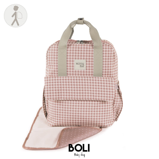 Mochila Vichy Rosa