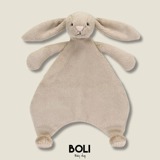 Bashful Beige Bunny Comforter