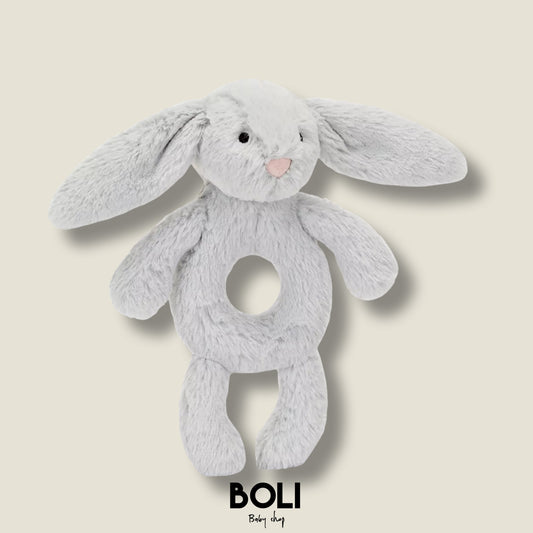 Bashful Silver Ring Bunny