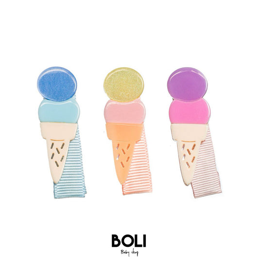 Baby Ice Cream Hair Clips