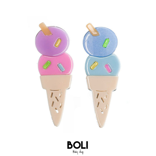 Ice Cream Hair Clips