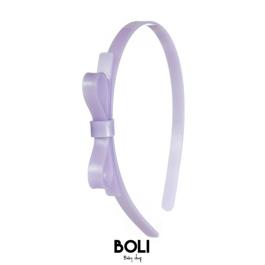 Thin Bow Lilac Headband