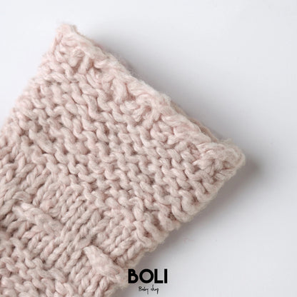 Knit Booties Pink
