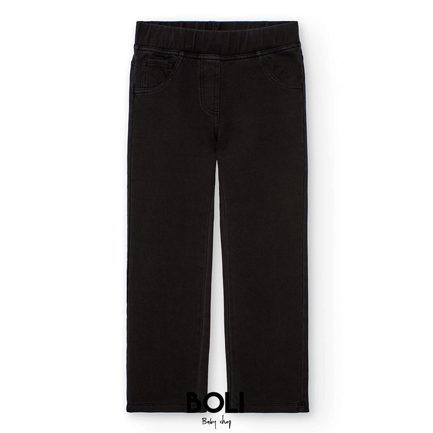 Pantalon Niña Sarga Negro