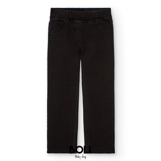 Pantalon Niña Sarga Negro