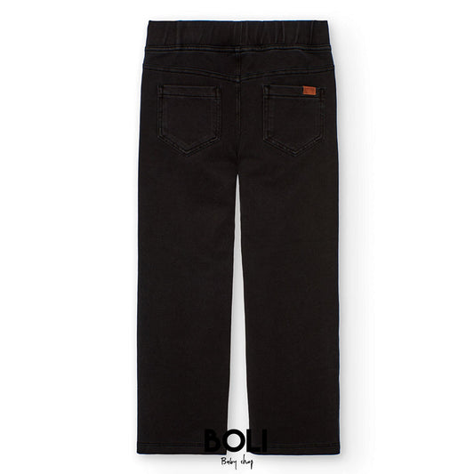 Pantalon Niña Sarga Negro