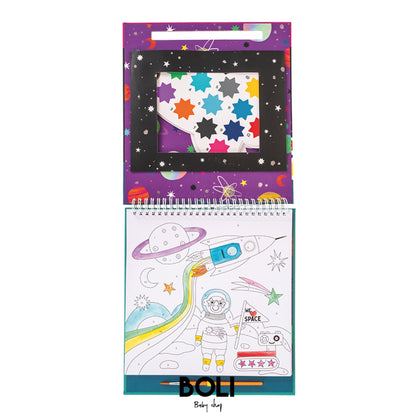 Paint by numbers Space