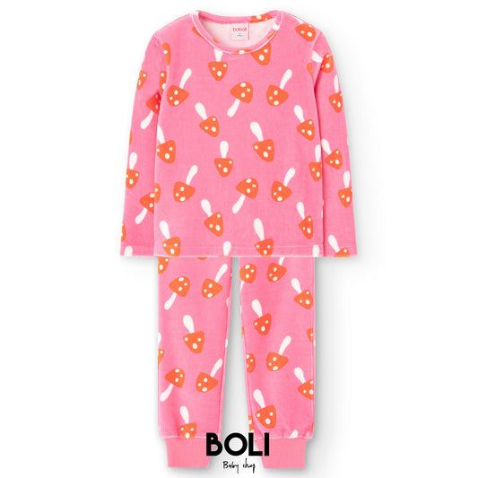 Pijama Velvet Setas