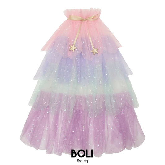 Scallop pastel cape