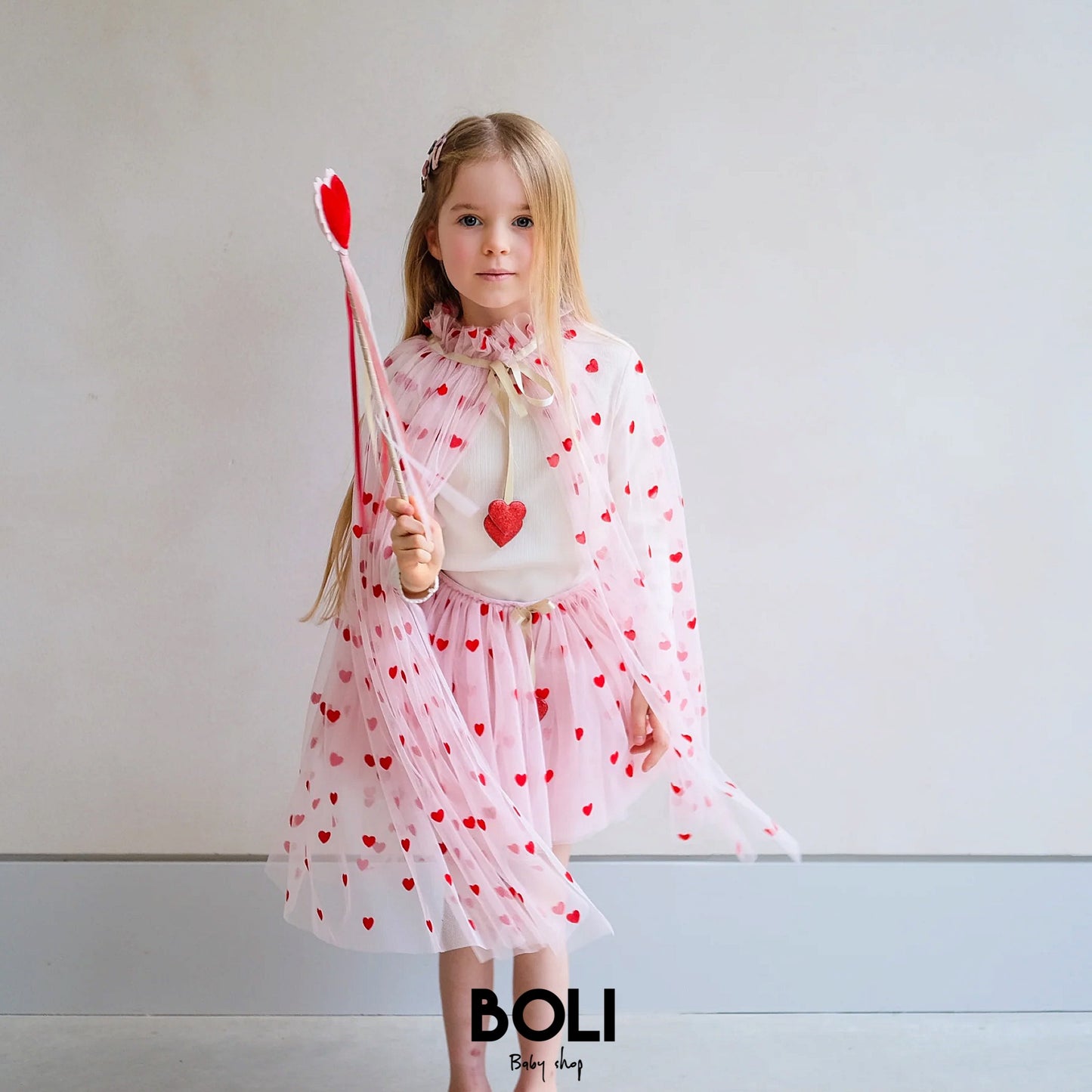 Heart print tutu