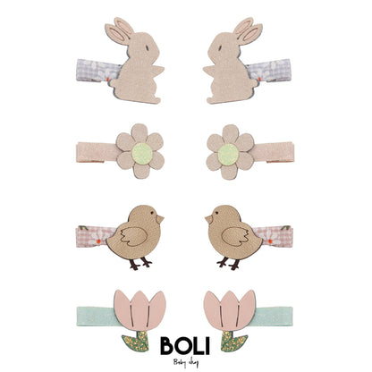 Bunny and chick mini clic clacs