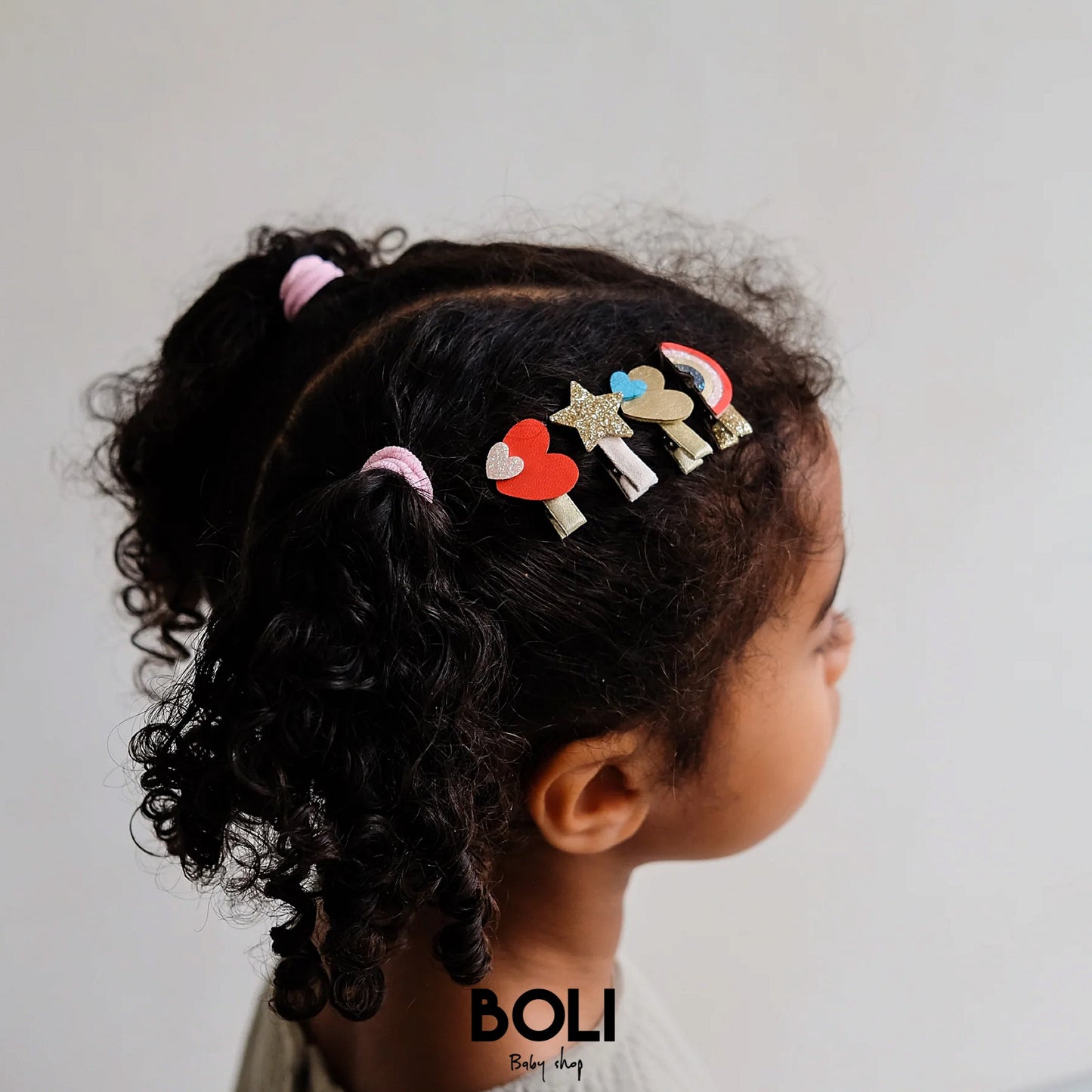 Rainbow mini clips