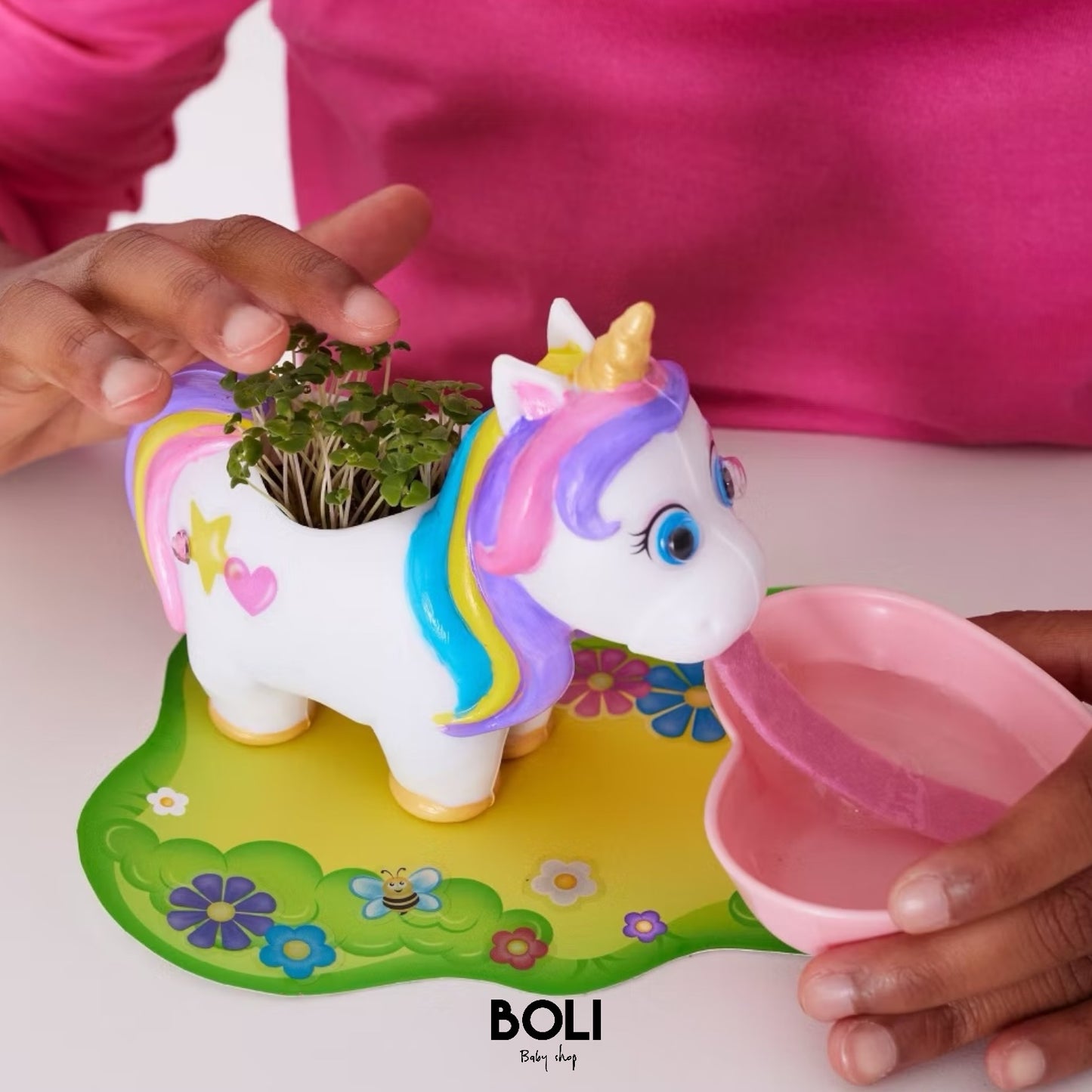 Self Watering Plant Pet Unicorn Garden Art Kit
