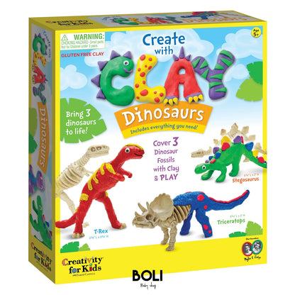 Create with Clay Dinosaurs
