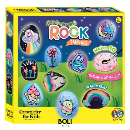 Glow in the dark rock painting kit
