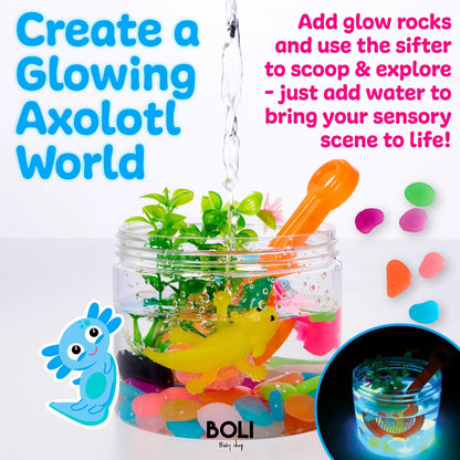 Sensory Adventure Water Play Axolotls