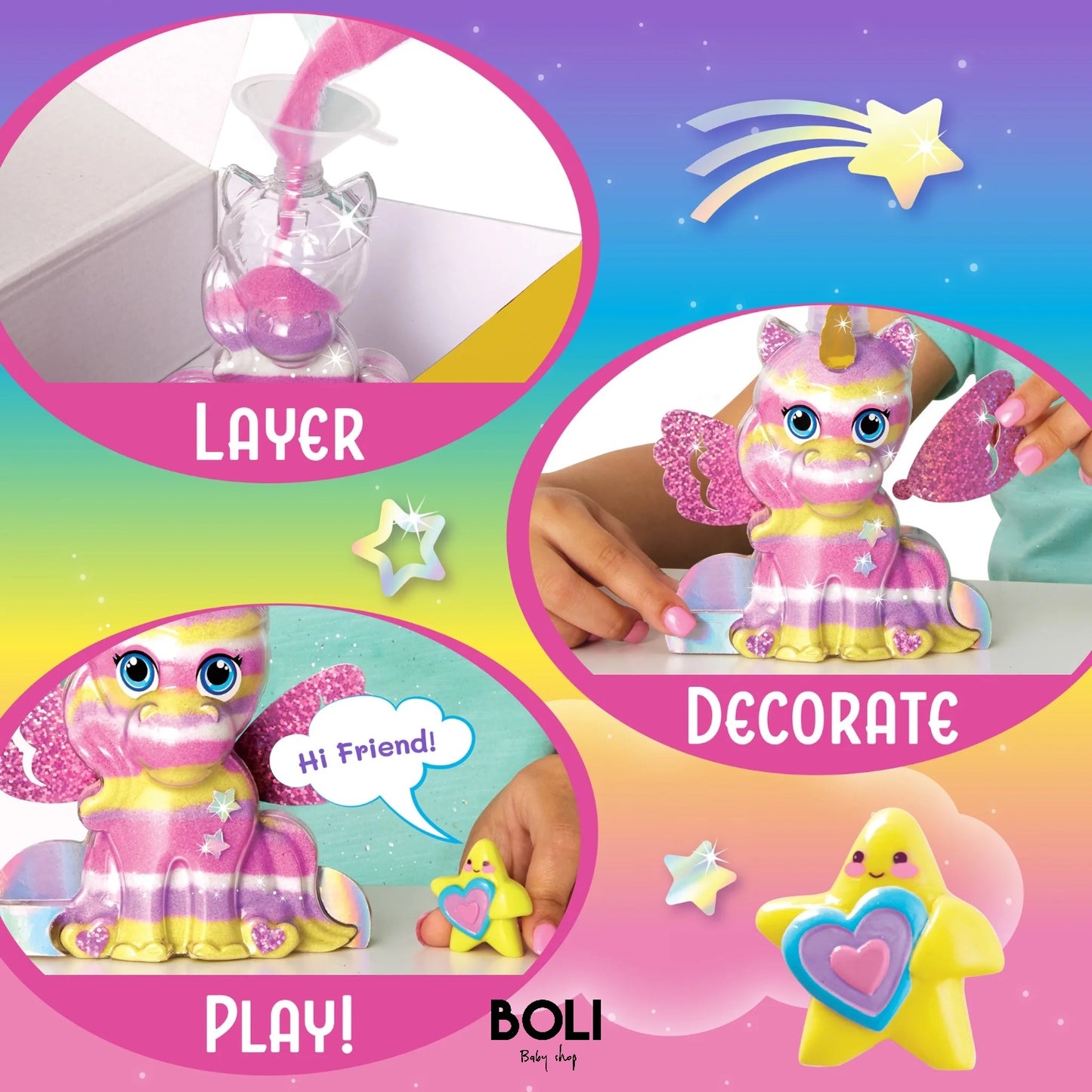 Sparkle Sand Art Unicorn