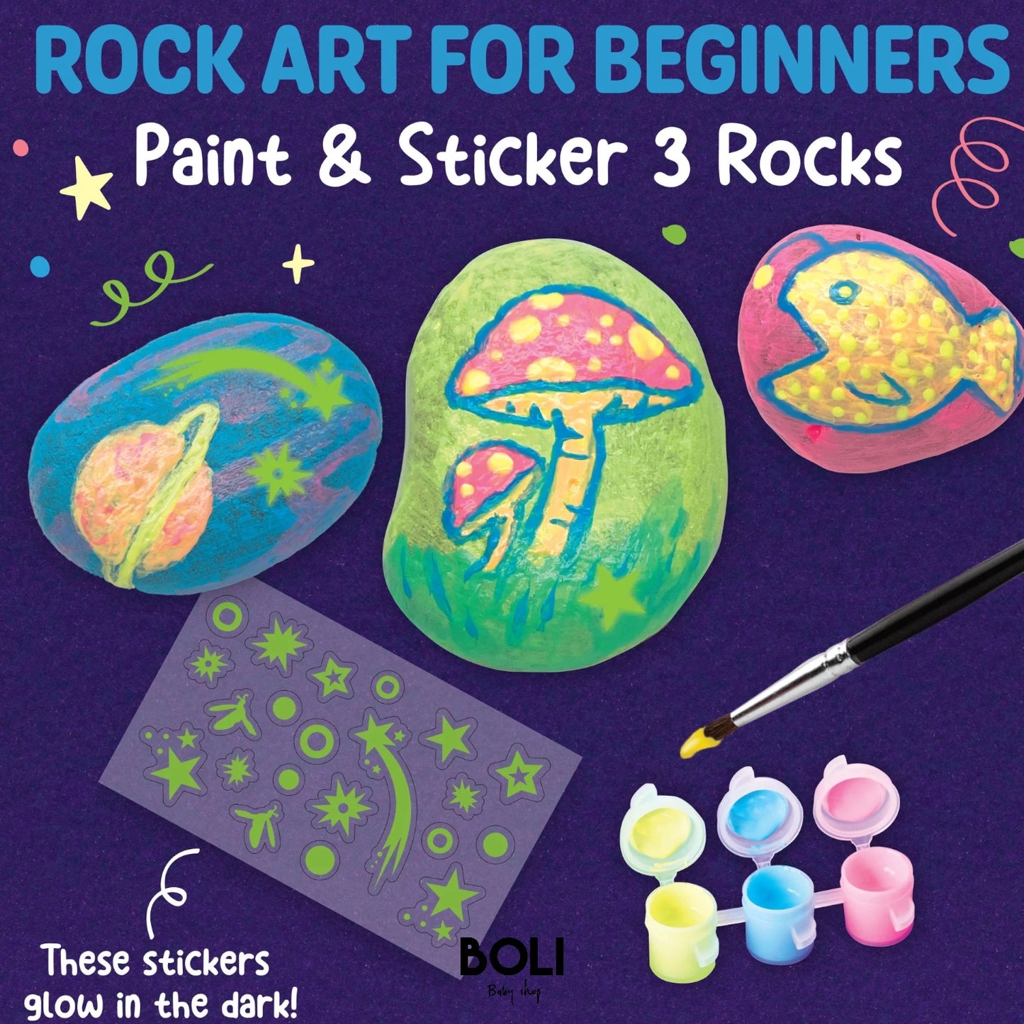 Glow in the Dark Rocks Mini