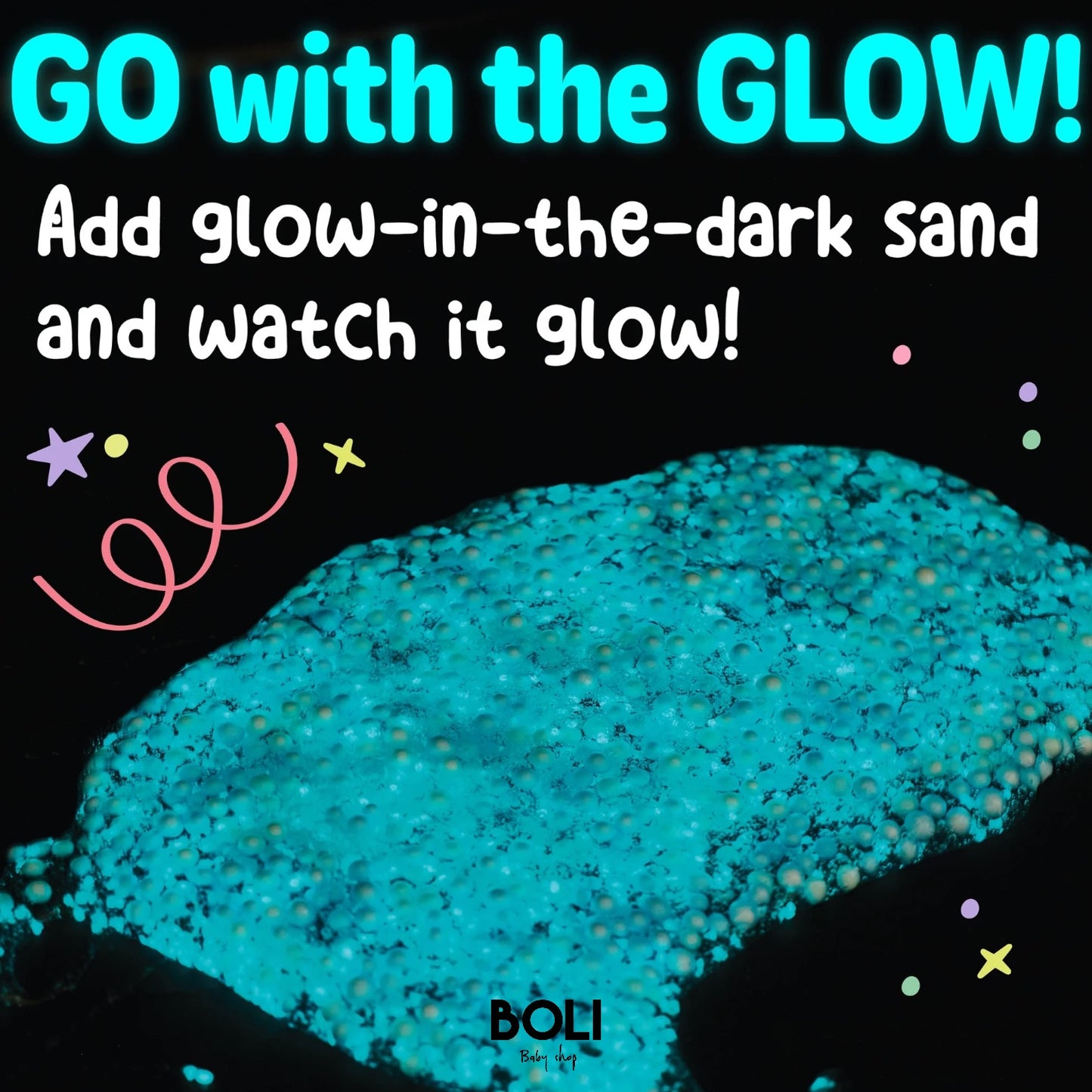 DIY Glowing Squishy Slime