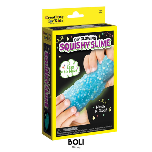 DIY Glowing Squishy Slime