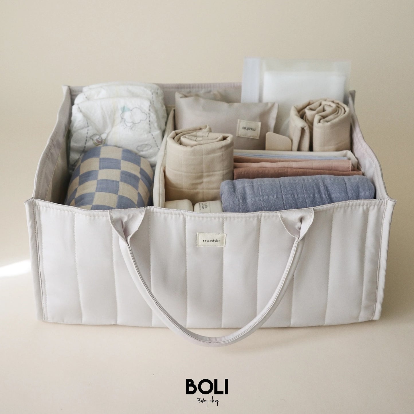 Diaper Caddy Ivory