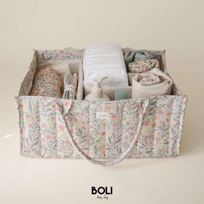 Diaper Caddy Pastel Blooms