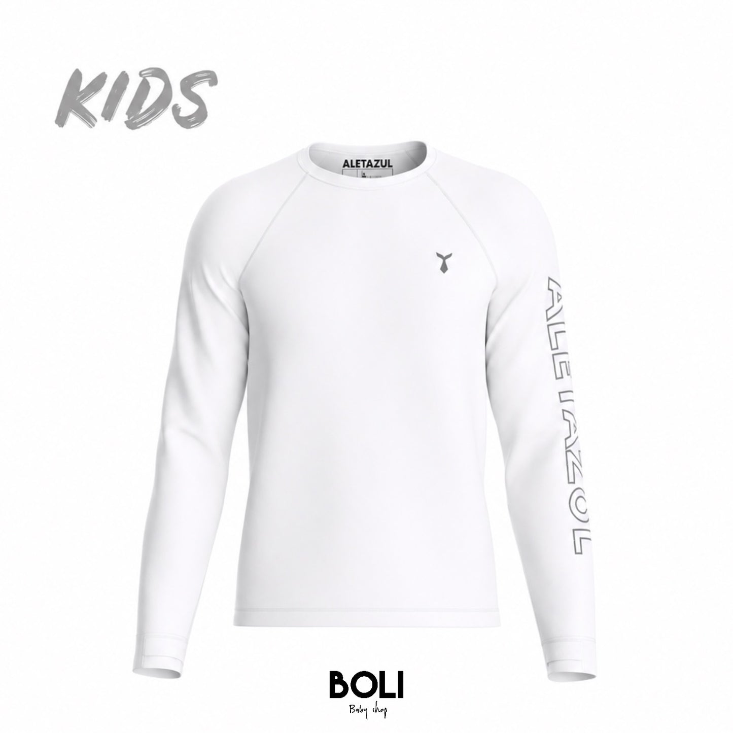 Aleta Azul Long Sleeve White