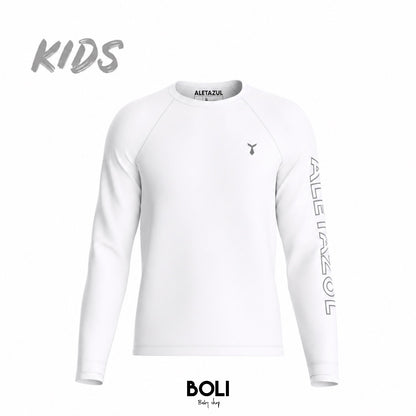 Aleta Azul Long Sleeve White
