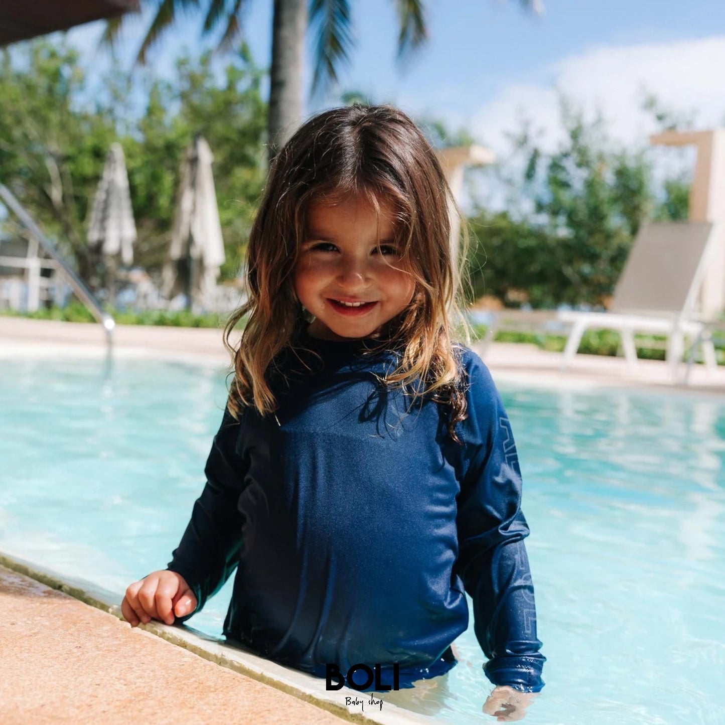 Aleta Azul Long Sleeve Navy