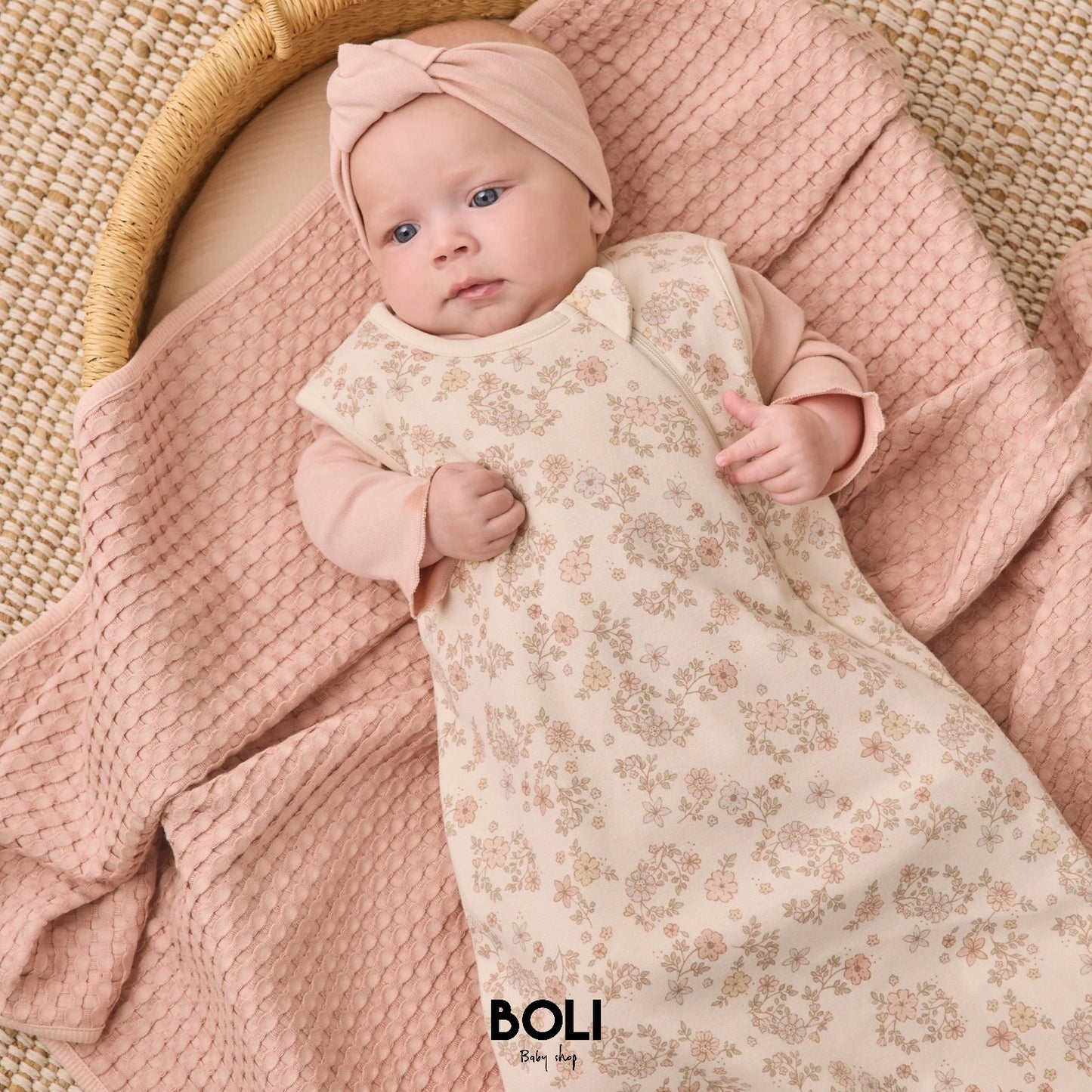 Jersey Sleep Bag Floral