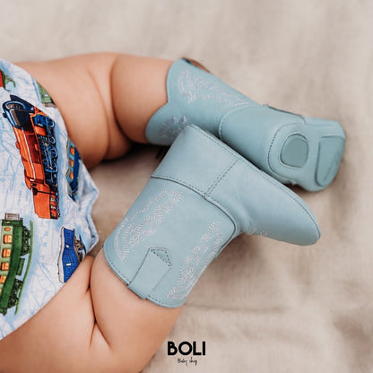 PRE-ORDER Plano Baby Blue Boots