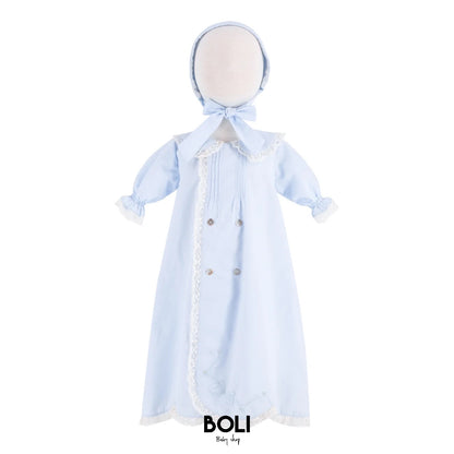 Baby Gown With Bonnet