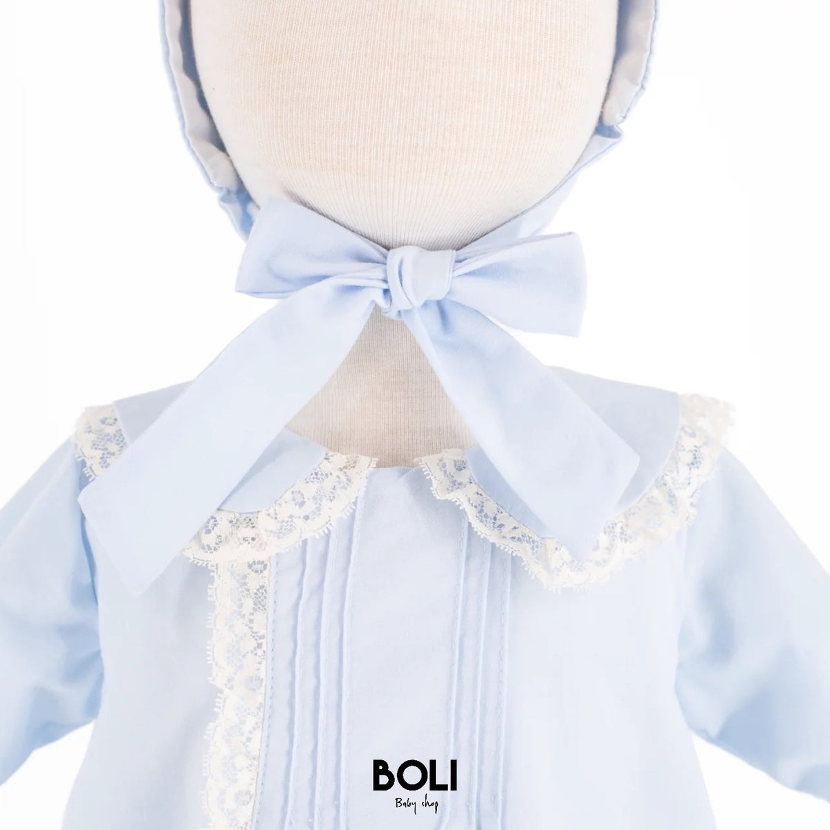 Baby Gown With Bonnet