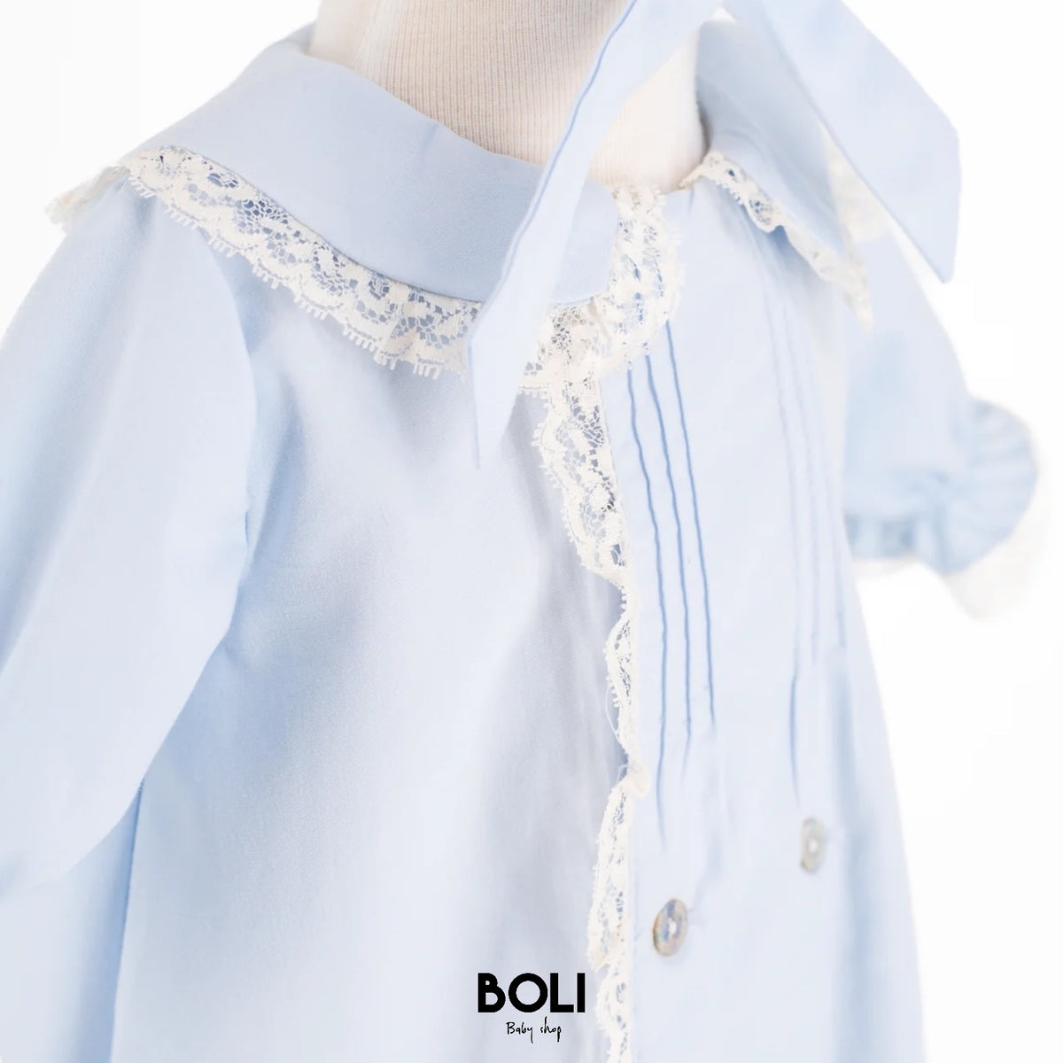 Baby Gown With Bonnet