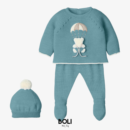 Set Bear in parachute Musgo