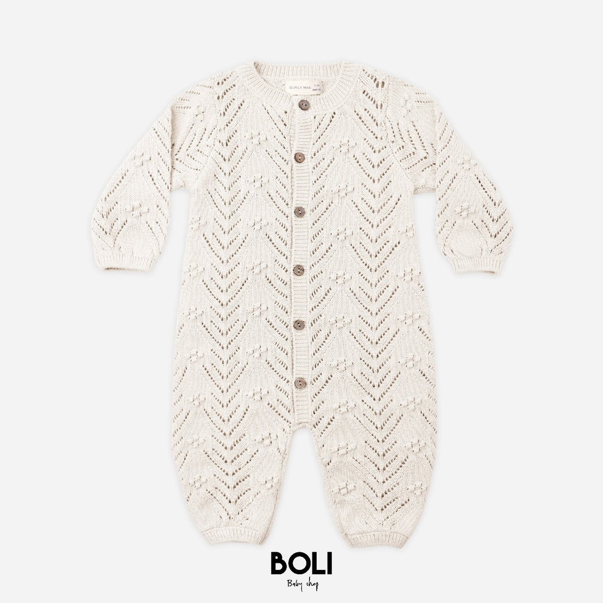 Bubble Romper Oatmeal