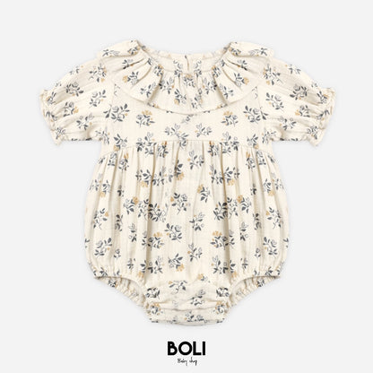 French Floral Romper