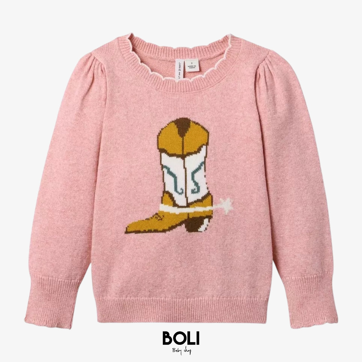 The Cowgirl Boot Sweater