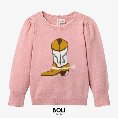 The Cowgirl Boot Sweater