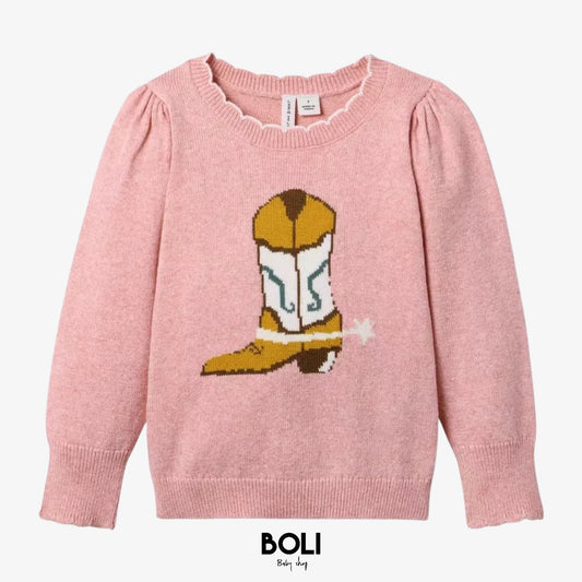 The Cowgirl Boot Sweater