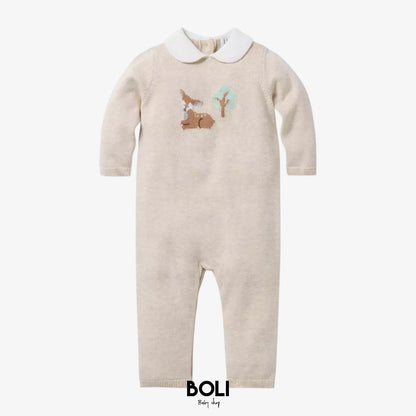 Baby Deer Collared One-Piece