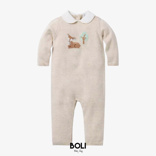 Baby Deer Collared One-Piece