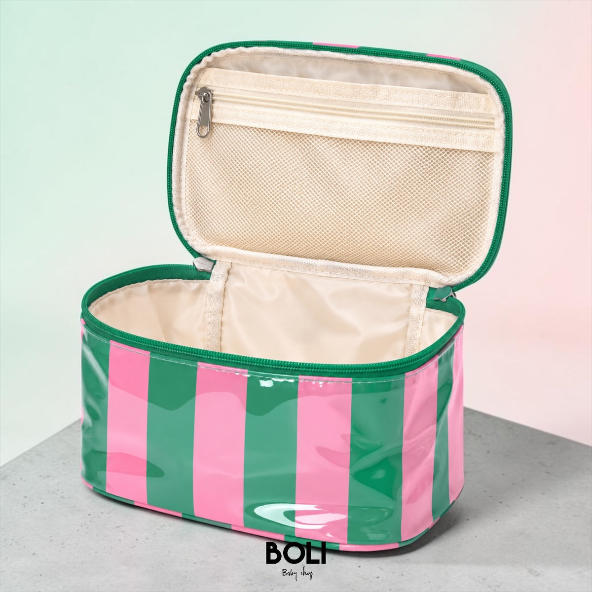 BOLI Striped Vanity Case