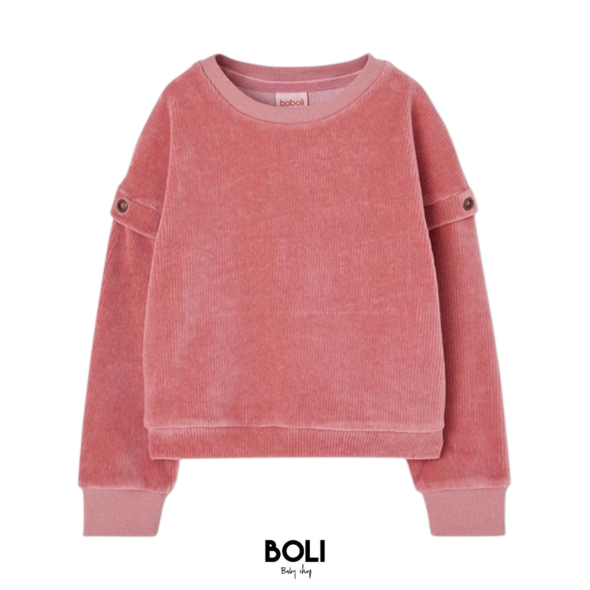 Sudadera Corduroy Rosa