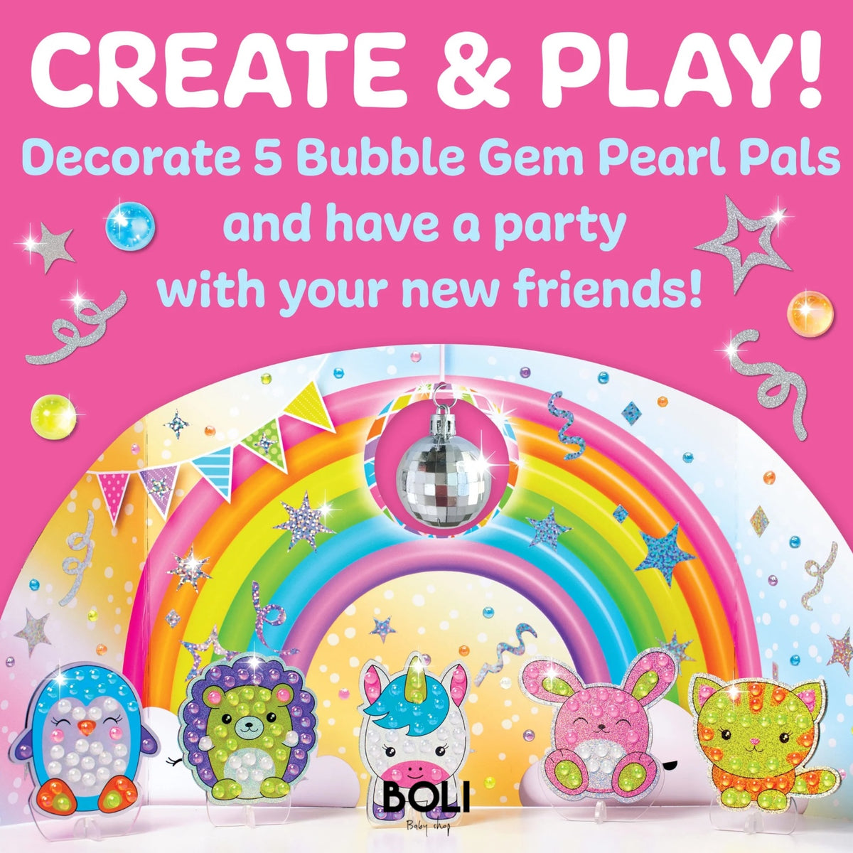 Bubble Gems Pearl Pals Disco Party