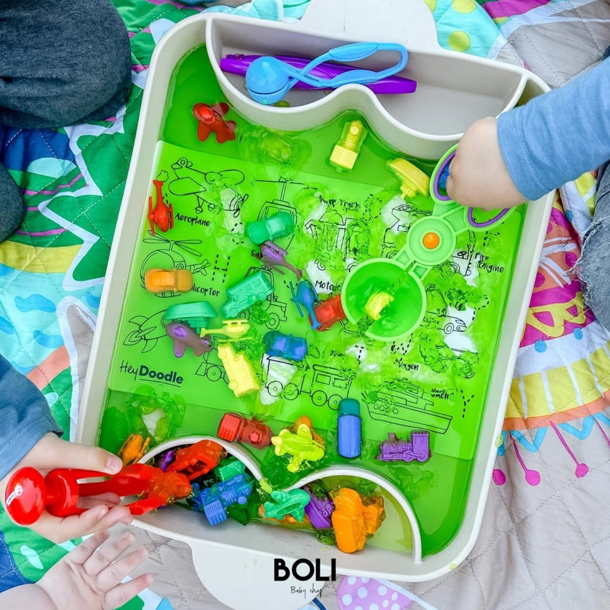 Toot Toot Honk Mini Coloring & Doodle Mat