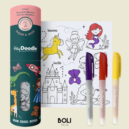 Sugar & Spice Mini Colouring & Doodle Mat